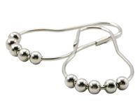 Set ganchos cortina Uvas cromo 12 unidades Cotidiana