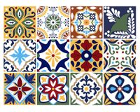 Vinilo adhesivo 15x15 cm Talavera 12 unidades