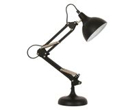 Lámpara escritorio 1L E14 Alen negro Abitare