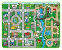 Playmat infantil 90x120 cm calles Cotidiana