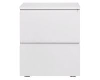 Velador 2 cajones Mallorca blanco M+Design