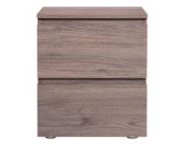 Velador 2 cajones Mallorca café oscuro M+Design