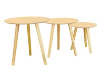 Mesa Grape natural 3 piezas M+Design