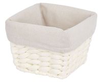 Canasto Cuadrado marfil Cotidiana