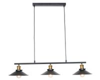 Lámpara colgar 3L E27 Vary 2.0 negro Abitare