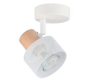 Spot LED 1L Rejilla blanco Abitare