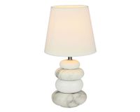 Lámpara sobremesa 1L E27 aros Abitare