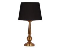 Lámpara sobremesa 1L E27 Herat negro Abitare