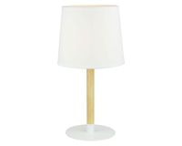 Lámpara sobremesa 1L E27 Seth blanco Abitare