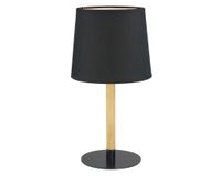 Lámpara sobremesa 1L E27 Seth negro Abitare