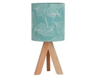 Lámpara sobremesa 1L E27 Biham hoja verde Abitare