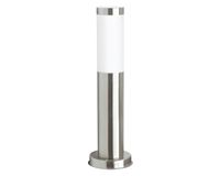 Aplique piso 1L E27 inox/blanco Abitare
