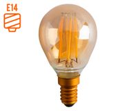 Ampolleta led 4W E14 luz cálida Mini Globo