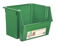 Contendedor reciclaje 25 litros verde Wenco.