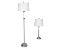 Lámpara pie + lámpara mesa Abitare