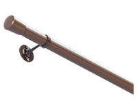 Barra para cortina metal Innova Zamac 240x2 cm café