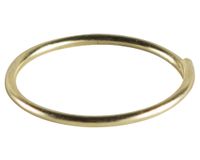 Argolla de cortina Innova metal 24x12 cm dorado 50 un.