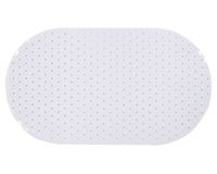 Piso ducha 39x69 cm Ovalado Rombos blanco Cotidiana.