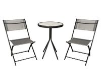 Set terraza 2 personas Bristo gris Outzen