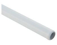 Barra cortina baño 2 m plástificada blanco Indegal