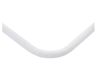 Barra cortina baño 75x75 cm angular plástificada blanco 5F