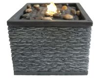 Fuente agua piedras LED Outzen