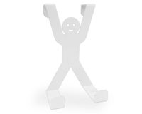 Percha puerta H blanco Ducasse Industrial