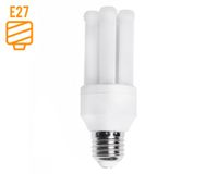 Ampolleta Led 9W E27 luz cálida Mini tubo