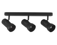 Spot 3L E27 negro Abitare