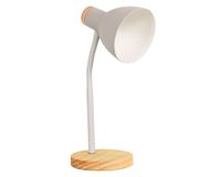 Lámpara sobremesa 1L E14 Imana gris Abitare