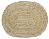 Alfombra 120x180 cm ovalada café Cotidiana