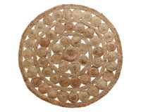 Alfombra 120 cm Formas café Cotidiana