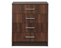 Cómoda nogal 4 cajones