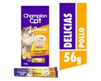 Snack gato 56 gr Delicias pollo Champion Cat.