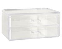 Organizador baño transparente Cotidiana