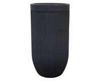 Macetero 44 cm negro Japi