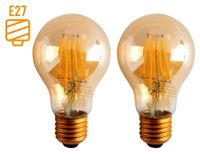 Ampolleta led BoxA60 vintage 4 W E27 luz cálida 2 un.