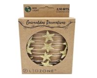 Guirnalda decorativa 20L 210 cm Estrellas Ledzone