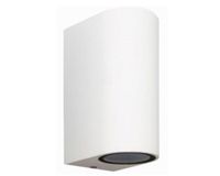 Aplique exterior 1L GU10 blanco Megabright