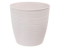 Macetero 25 cm Piedra blanco Reyplast