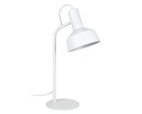 Lámpara de sobremesa 1L E14 Bergen blanco Ledzone