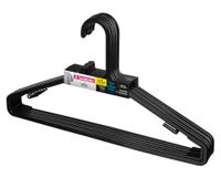 Colgador negro 6 unidades San Remo