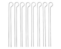 Pinchos 8 unidades plateado Weber