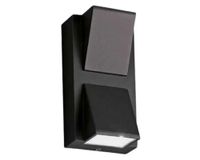 Aplique LED 2L luz cálida negro Pro-Lighting