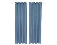 Cortina BlackOut 140x220 cm térmico textura azul