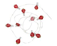 Guirnalda LED 10L luz cálida con clip