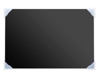 Pizarra vidrio 30x45 cm Deluxe negro