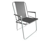 Silla plegable metálica Milos gris