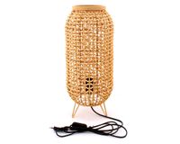 Lámpara mesa 1L E27 Bali house tubo