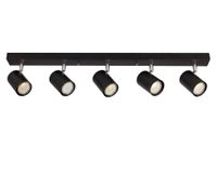 Spot 5L GU10 negro mate